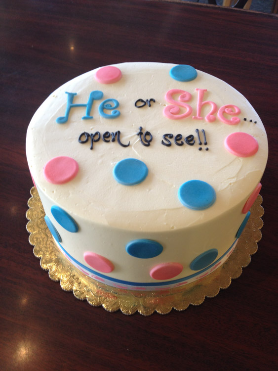 Gender Reveal – Karen's Bakery